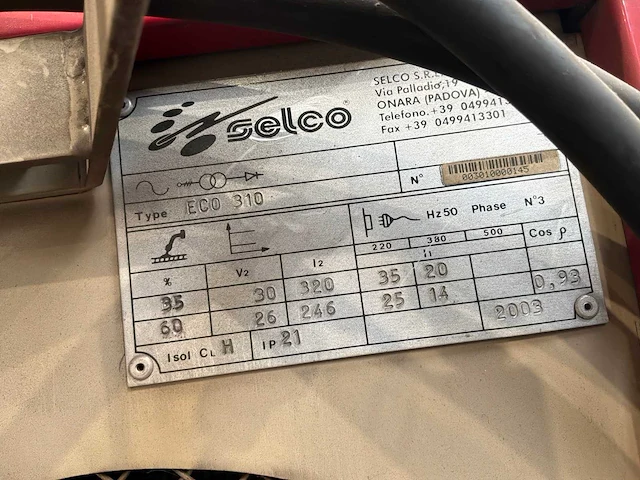 2003 selco eco 310/wf101 lasmachine - afbeelding 2 van  7