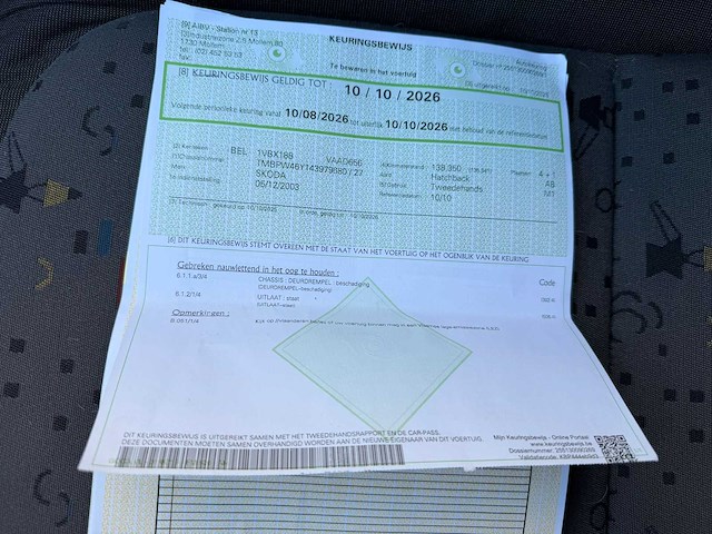 2003 skoda fabia personenauto - afbeelding 8 van  16