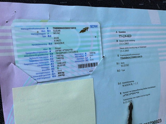 2003 suzuki wagon r personenauto - afbeelding 6 van  15