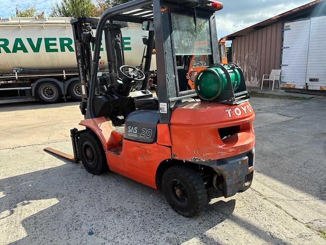 2003 toyota 42-7fgf20 *2 ton* vorkheftruck - afbeelding 3 van  8