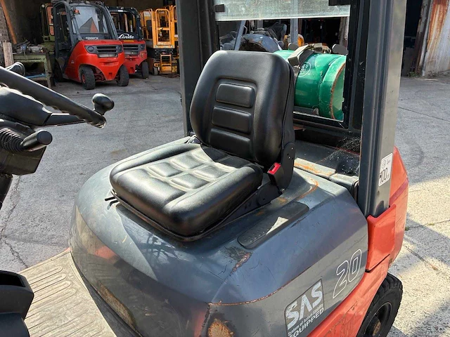 2003 toyota 42-7fgf20 *2 ton* vorkheftruck - afbeelding 6 van  8