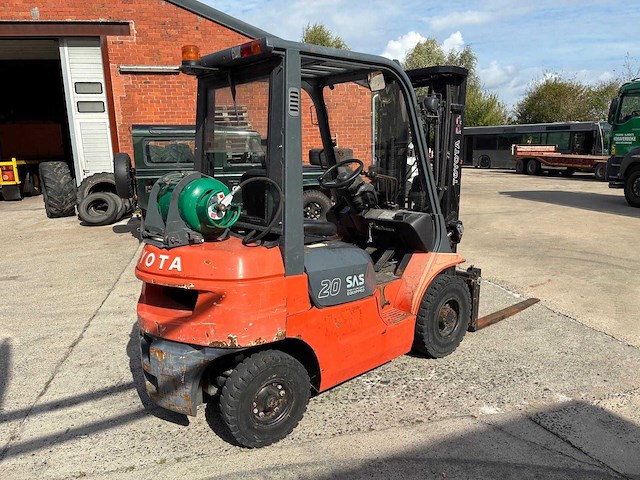 2003 toyota 42-7fgf20 *2 ton* vorkheftruck - afbeelding 3 van  7