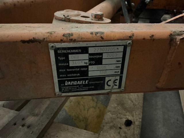 2003 vandaele okb onkruidborstel - afbeelding 11 van  11