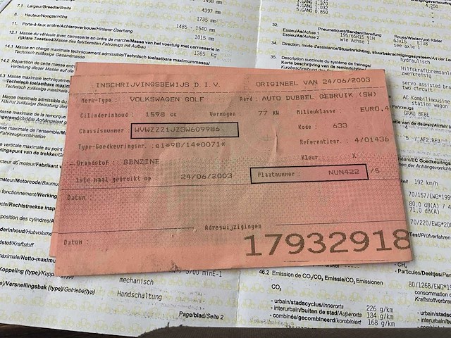 2003 volkswagen golf - afbeelding 25 van  32