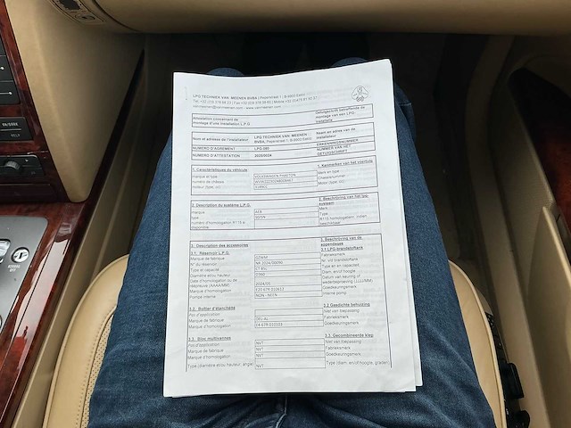 2003 volkswagen phaeton 3l v6 lpg berline personenauto - afbeelding 44 van  62