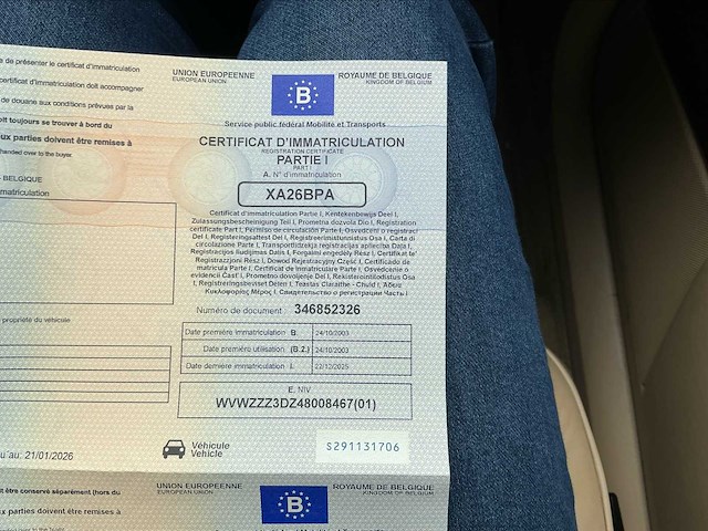 2003 volkswagen phaeton 3l v6 lpg berline personenauto - afbeelding 51 van  62