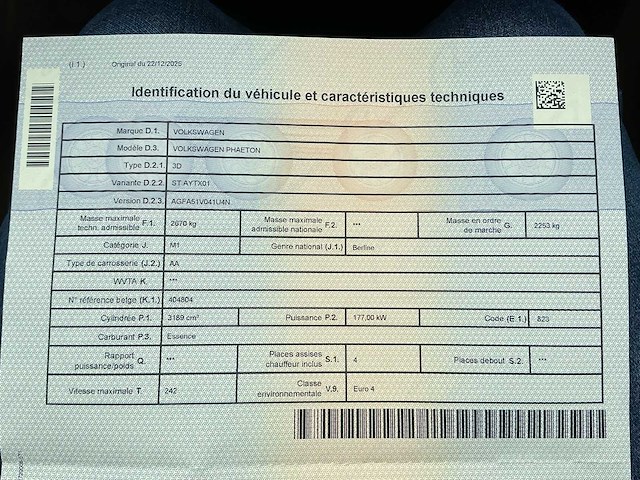 2003 volkswagen phaeton 3l v6 lpg berline personenauto - afbeelding 53 van  62