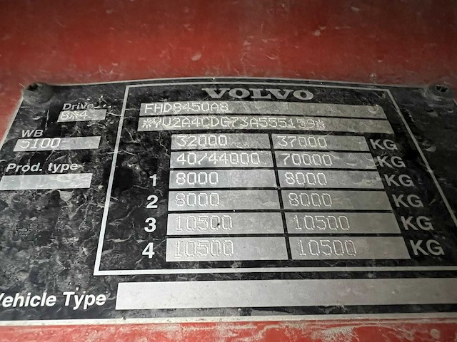 2003 volvo fhd840a851l vrachtwagen - afbeelding 24 van  36