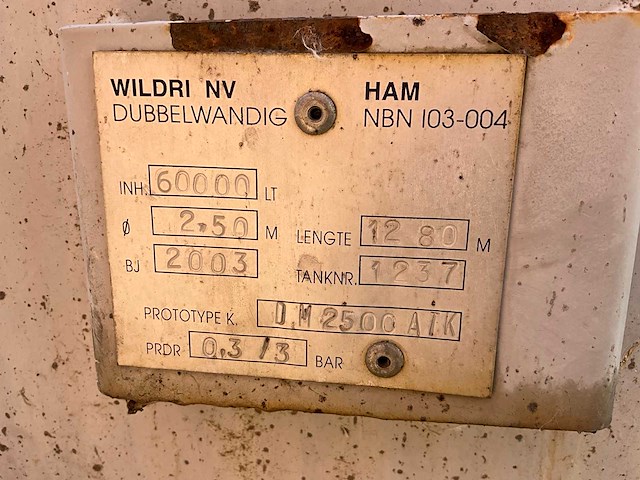 2003 wildri dubbelwandige opslagtank - afbeelding 9 van  9