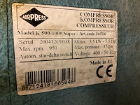 2004 airpress k500-1000 luchtcompressor - afbeelding 8 van  8