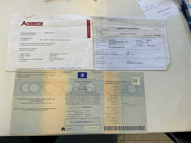 2004 anssems psx2 2000 aanhangwagen - afbeelding 9 van  9