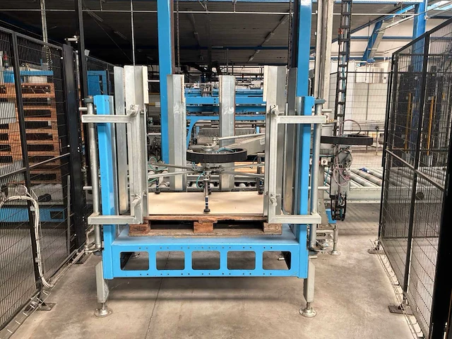 2004 berchi group genius palletiseerinstallatie met stapelfunctie - afbeelding 1 van  24