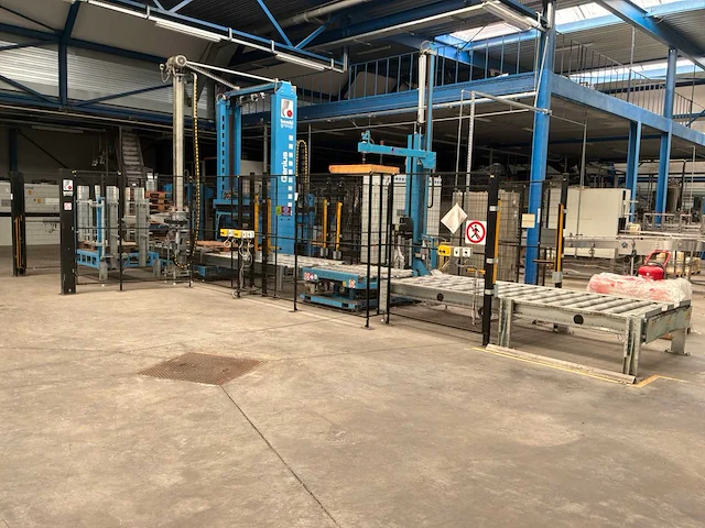 2004 berchi group genius palletiseerinstallatie met stapelfunctie - afbeelding 19 van  24