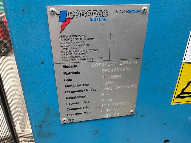 2004 berchi group genius palletiseerinstallatie met stapelfunctie - afbeelding 9 van  24