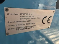 2004 berchi group genius palletiseerinstallatie met stapelfunctie - afbeelding 11 van  24