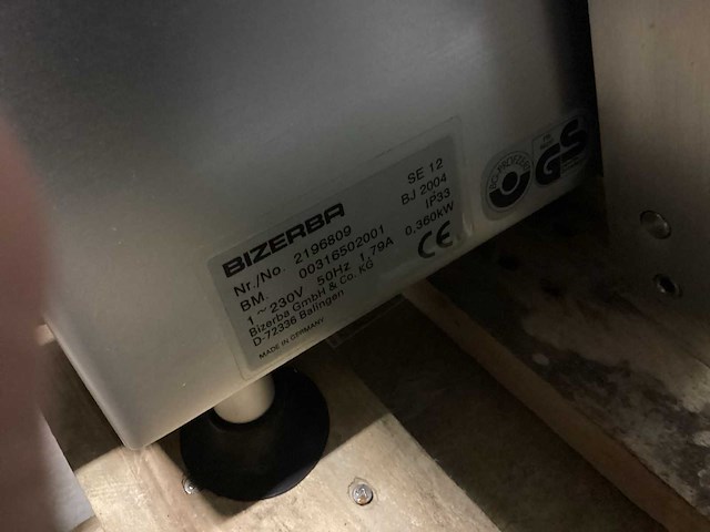 2004 bizerba se12 tafelsnijmachine - afbeelding 4 van  4