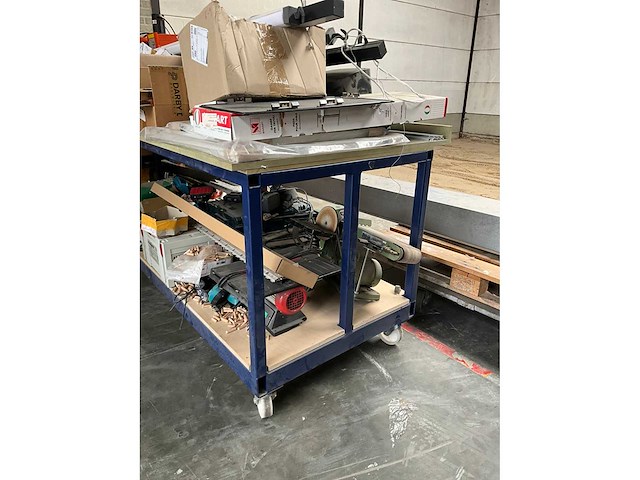 2004 blum minipress mzk 1000 + mobiele werktafel - afbeelding 9 van  10