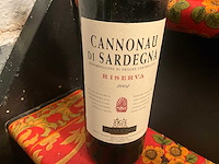 2004 cannonau di sardegna reserva rode wijn (5x) - afbeelding 2 van  5
