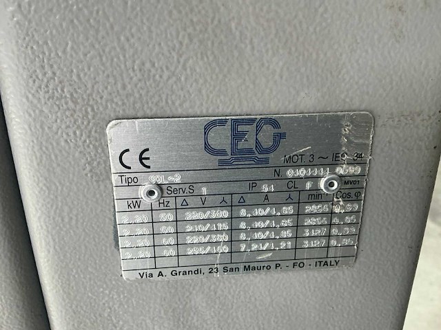 2004 casadei cp250 langgatboormachine - afbeelding 4 van  12