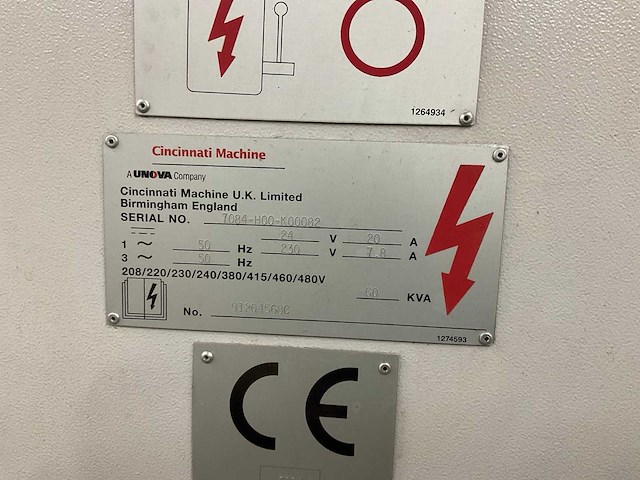 2004 cincinnati ftv850 cnc freesmachine - afbeelding 5 van  23