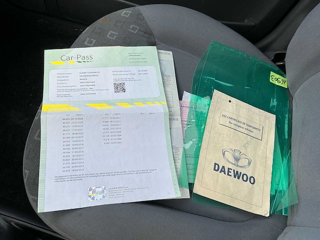 2004 daewoo matiz personenauto - afbeelding 13 van  21