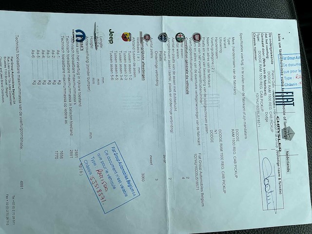 2004 dodge ram 1500 hu16 personenauto lichte vrachtwagen - afbeelding 38 van  44