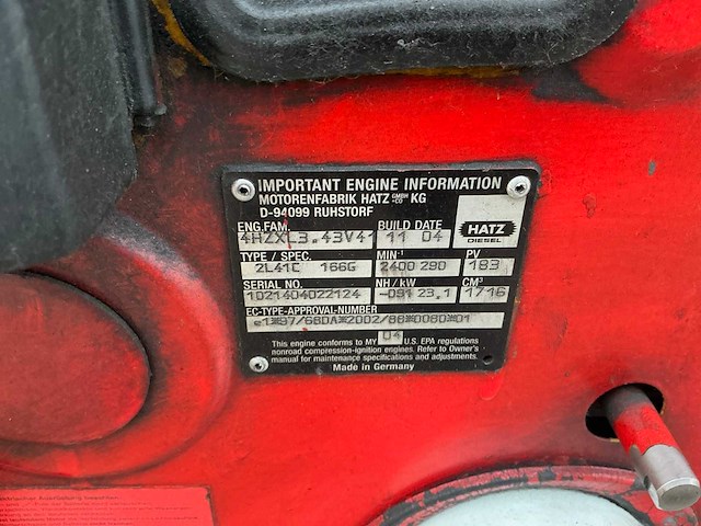 2004 haulotte h18sx hoogwerker (76002-0002) - afbeelding 6 van  23