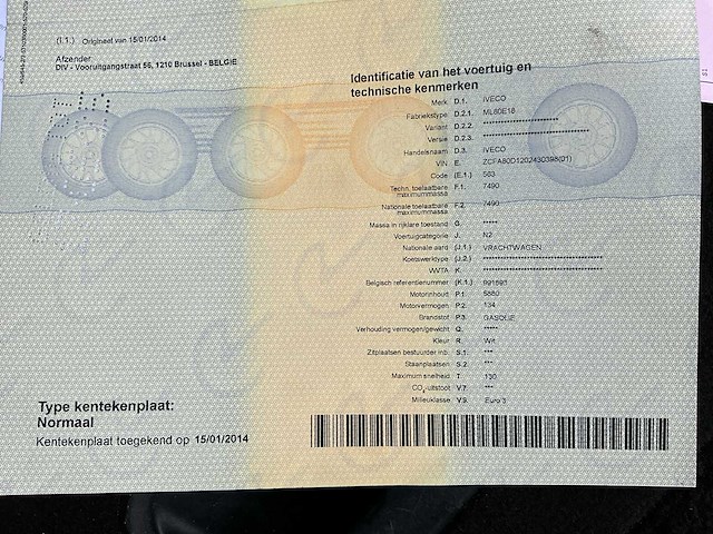 2004 iveco eurocargo 80e18 vrachtwagen - afbeelding 22 van  32