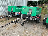 2004 kaeser m38 getrokken schroefcompressor met stroomgroep - afbeelding 1 van  15