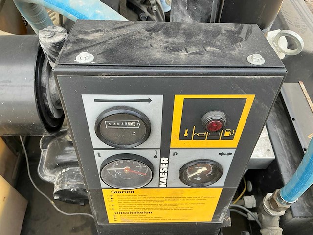 2004 kaeser m38 getrokken schroefcompressor met stroomgroep - afbeelding 8 van  18