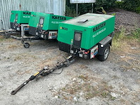 2004 kaeser m38 getrokken schroefcompressor met stroomgroep - afbeelding 1 van  18
