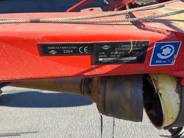 2004 kuhn gf 5001 mh digidrive tedder - afbeelding 7 van  7