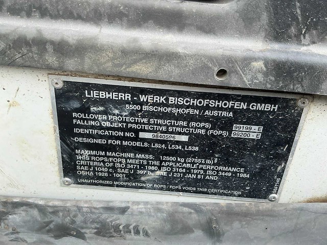 2004 liebherr l534 bandenbuldozer - afbeelding 5 van  14