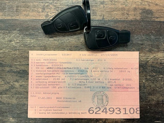 2004 mercedes e220 cdi - afbeelding 26 van  35