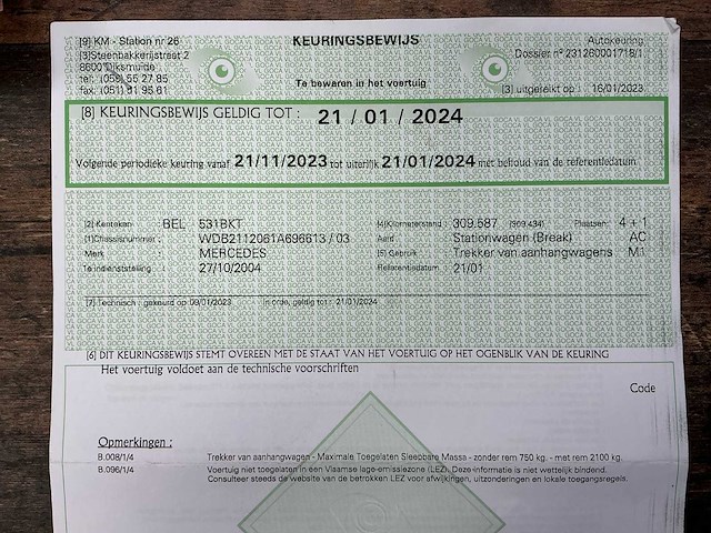 2004 mercedes e220 cdi - afbeelding 28 van  35