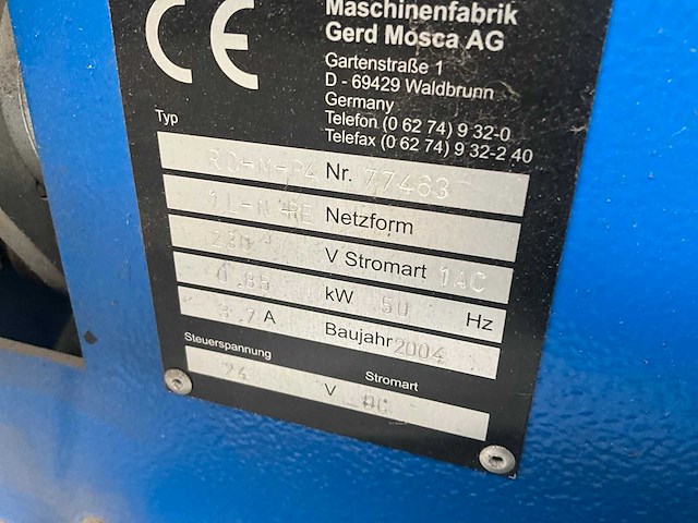 2004 mosca ro-m-p4 omsnoeringsmachine - afbeelding 7 van  7
