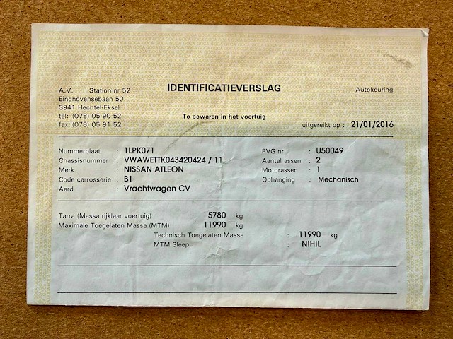 2004 nissan atleon vrachtwagen - afbeelding 38 van  43