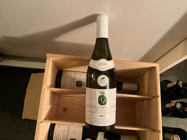 2004 nuits-saint-georges “les argillats” witte wijn (3x) - afbeelding 1 van  3