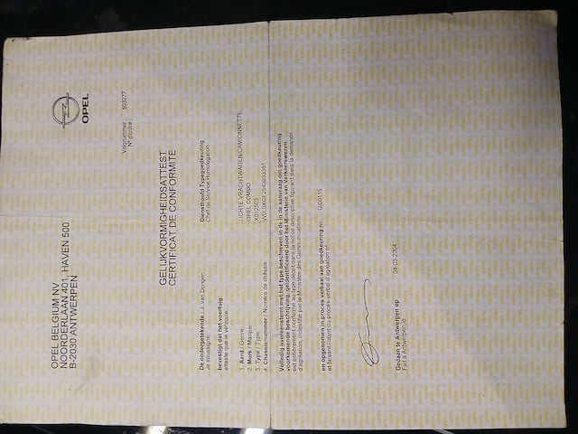 2004 opel combo - afbeelding 19 van  23