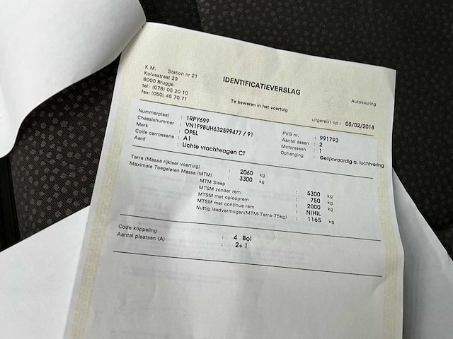2004 opel movano lichte vrachtwagen - afbeelding 19 van  27