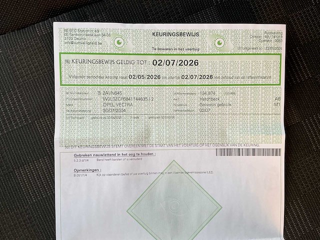 2004 opel vectra gts personenauto - afbeelding 10 van  14