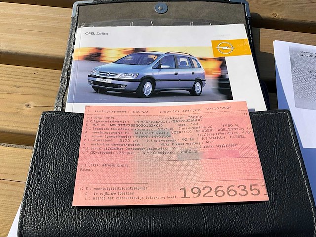 2004 opel zafira - afbeelding 9 van  13