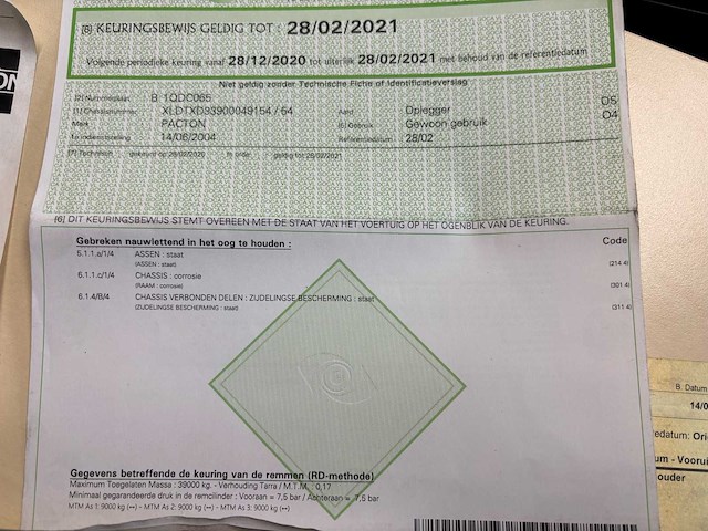 2004 pacton oplegger - afbeelding 16 van  23