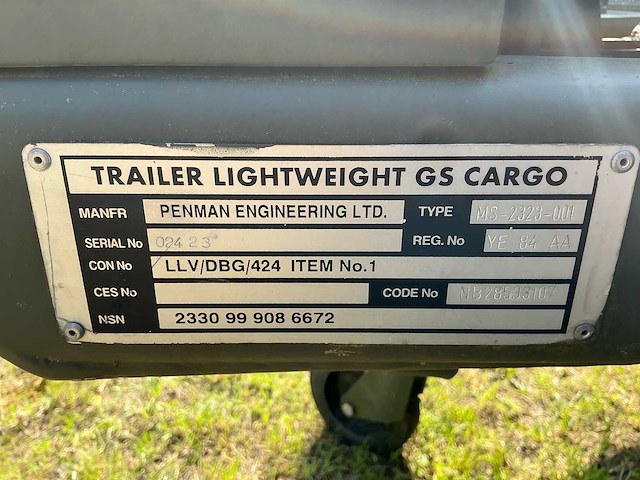 2004 penman engineering ms-2323-001 legervoertuig - afbeelding 4 van  20