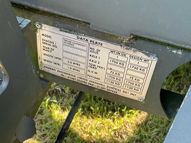 2004 penman engineering ms-2323-001 legervoertuig - afbeelding 5 van  20