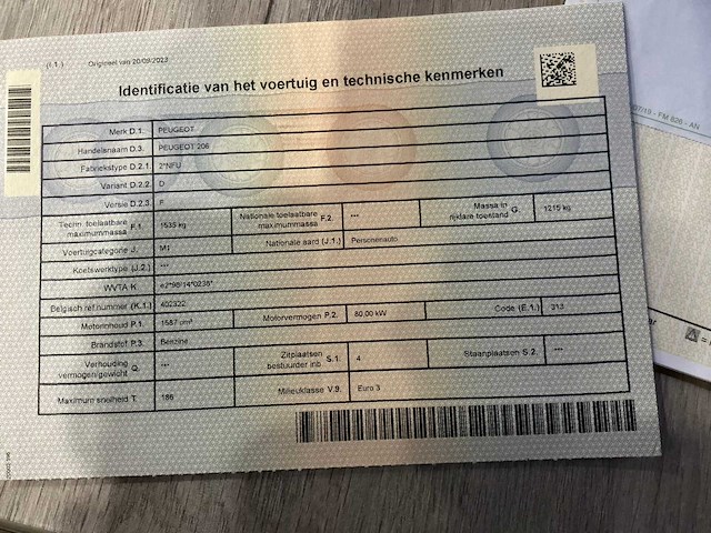 2004 peugeot 206cc cabriolet auto - afbeelding 10 van  17