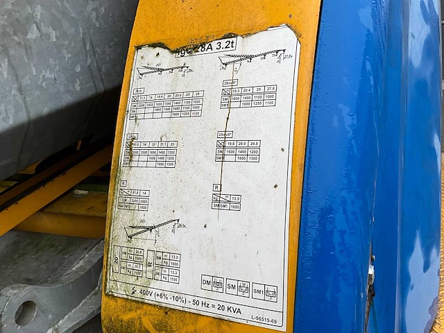 2004 potain igo28a torenkraan - afbeelding 8 van  25