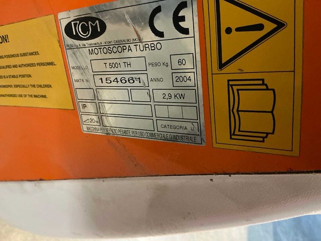 2004 rcm t5001 th straatveegmachine - afbeelding 7 van  8