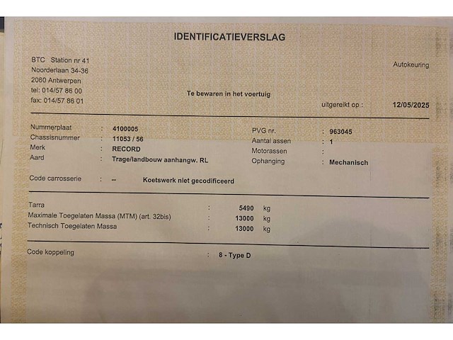 2004 record v105a mesttank - afbeelding 4 van  14