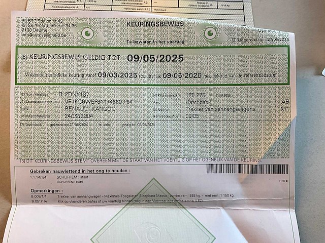 2004 renault kangoo - afbeelding 25 van  34